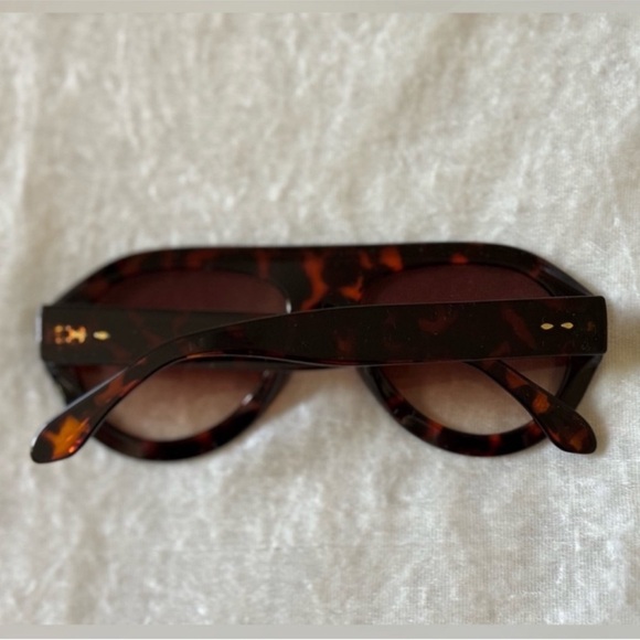 New Tortoise Shell Aviator Sunglasses - Picture 4 of 4
